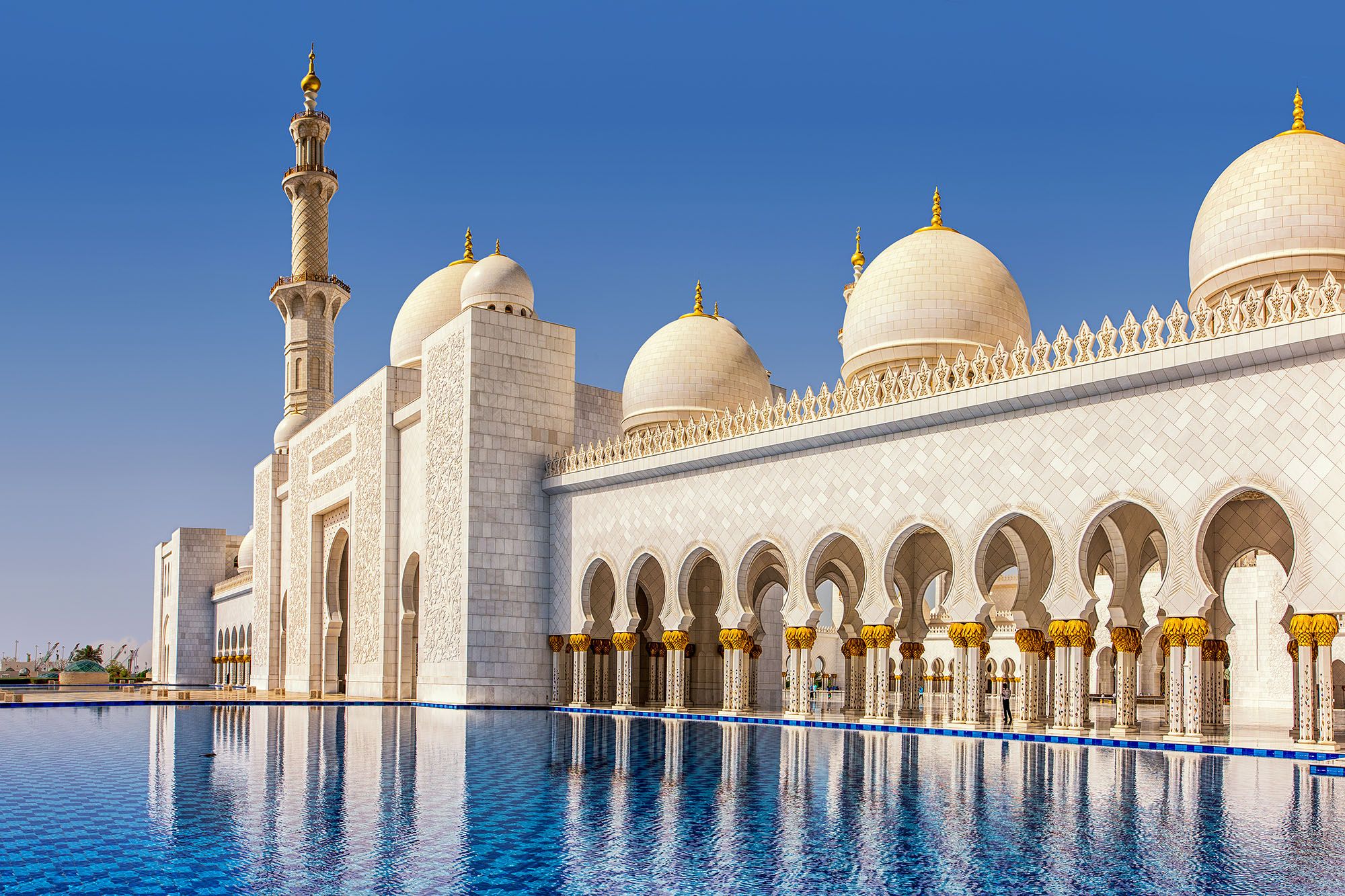 Mosquée Cheikh Zayed à Abu Dhabi - Emirats Arabes Unis