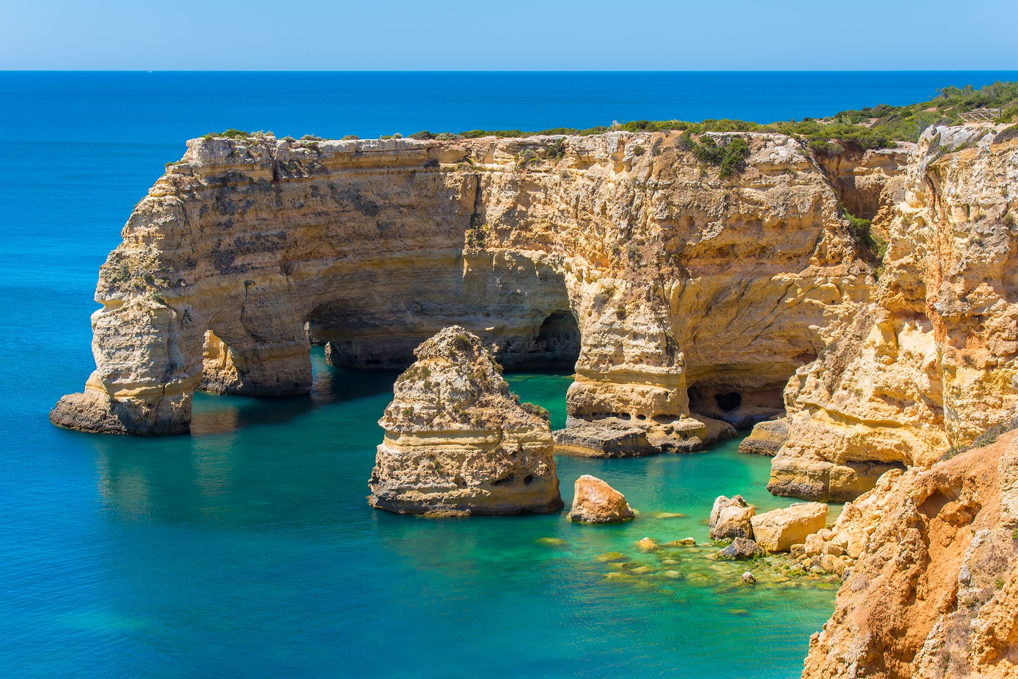 Praia da Marinha en Algarve - Portugal 