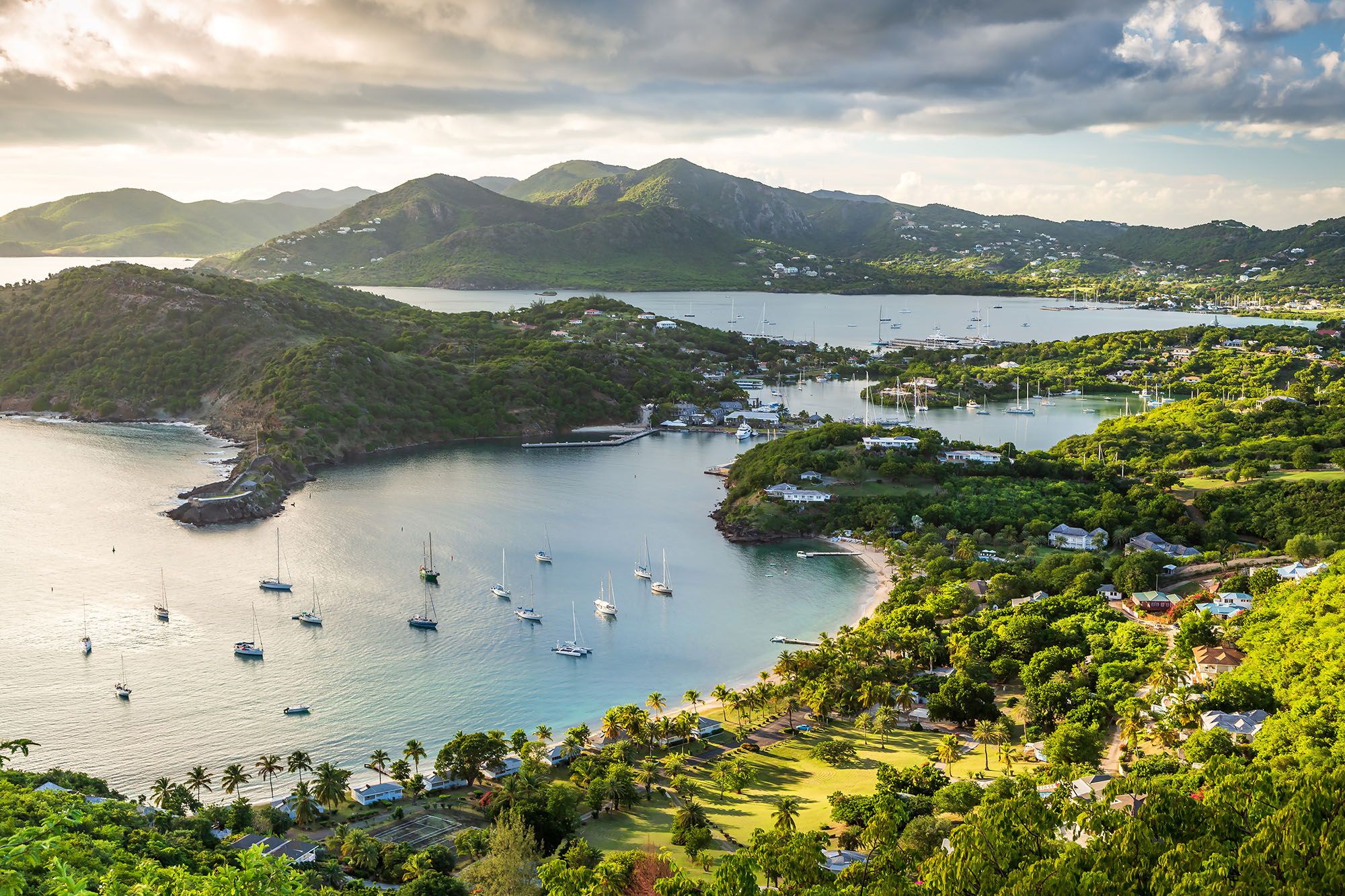 Coucher de soleil à English Harbor - Antigua-et-Barbuda