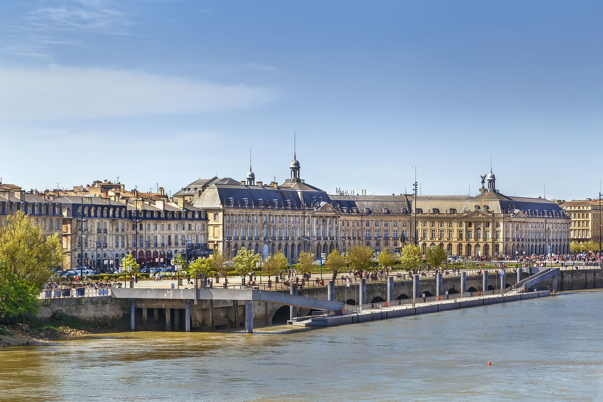 Vue du centre-ville de Bordeaux - Aquitaine (France)