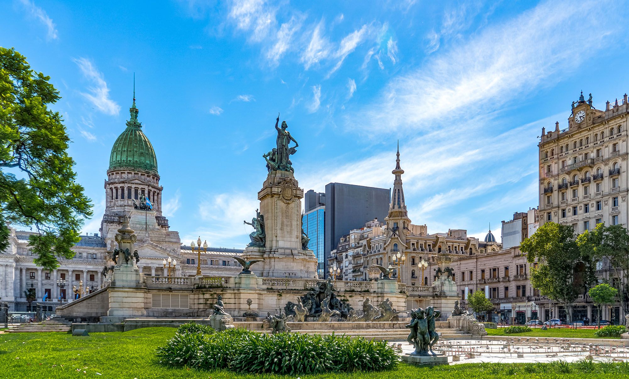 Plaza del Congreso - Buenos Aires (Argentine)
