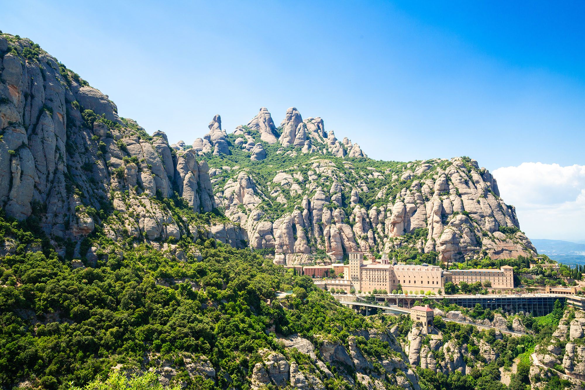 Abbaye de Montserrat à Barcelone - Catalogne (Espagne)