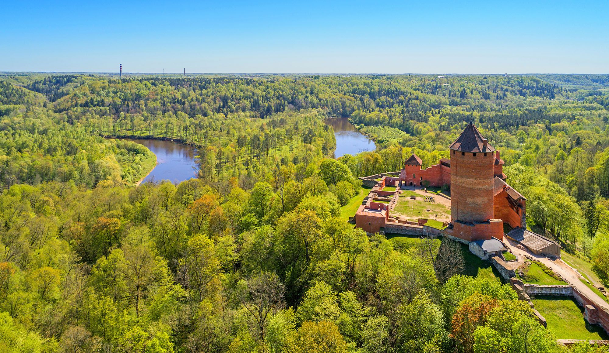 Château médiéval de Turaida à Sigulda - Lettonie