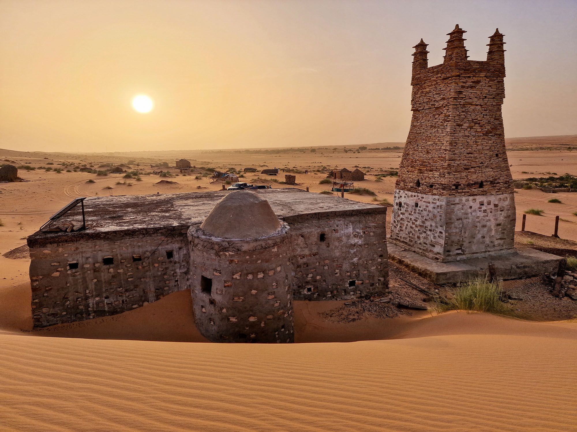 Ancienne ville de Chinguetti dans le désert du Sahara - Mauritanie