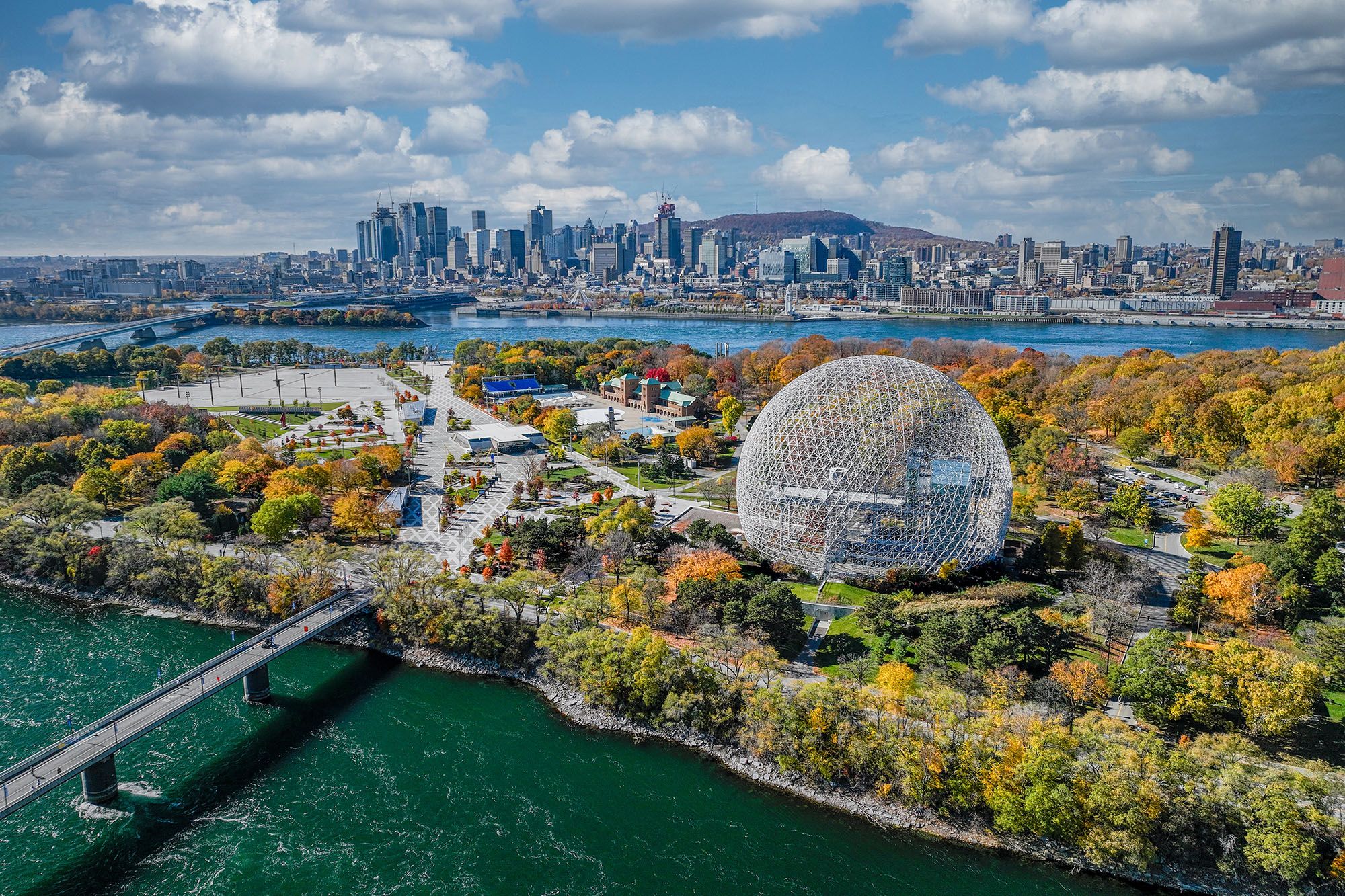 Biosphère de Montréal sur l'île Sainte-Hélène - Montréal (Canada)
