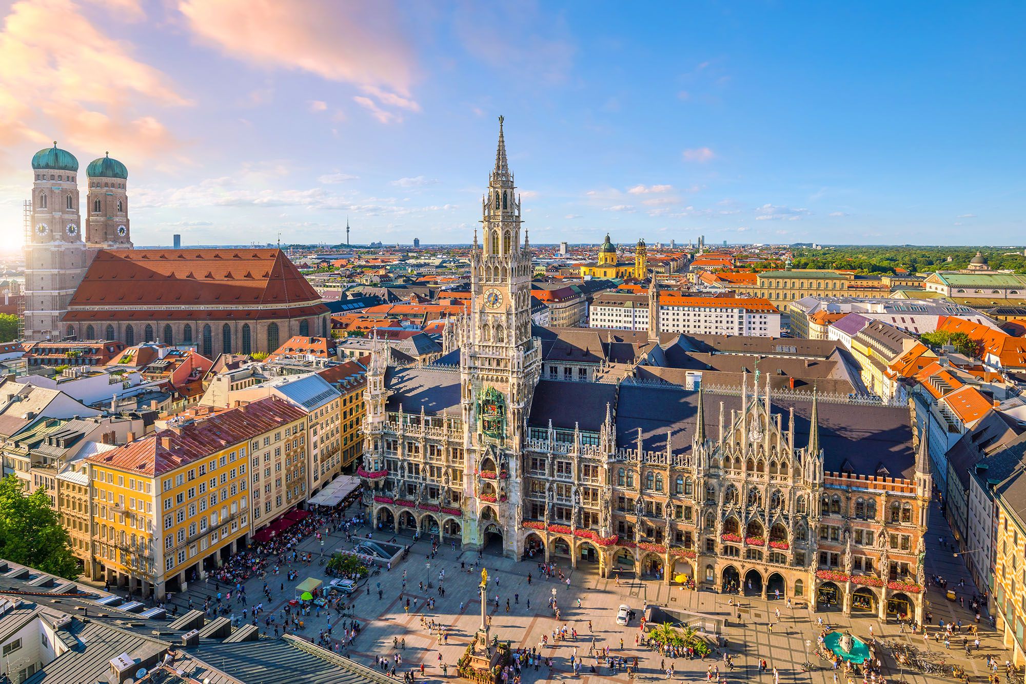 Hôtel de ville de Marienplatz - Munich (Allemagne)