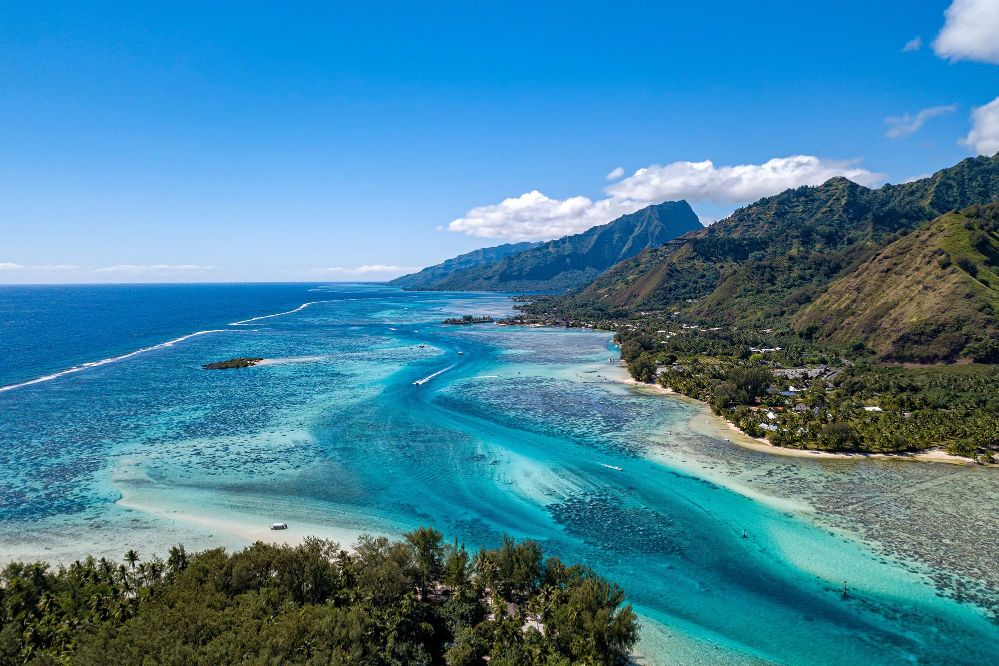 Lagon à Moorea - Polynésie française