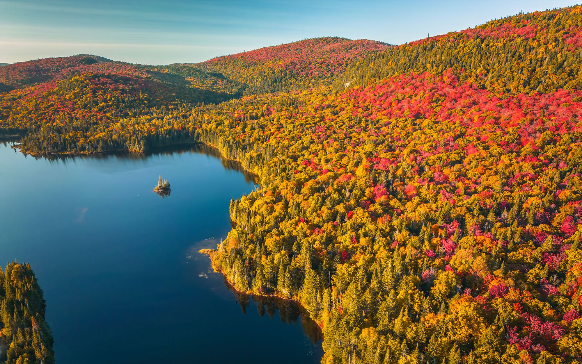 Automne au parc national du Mont-Tremblant - Québec (Canada)