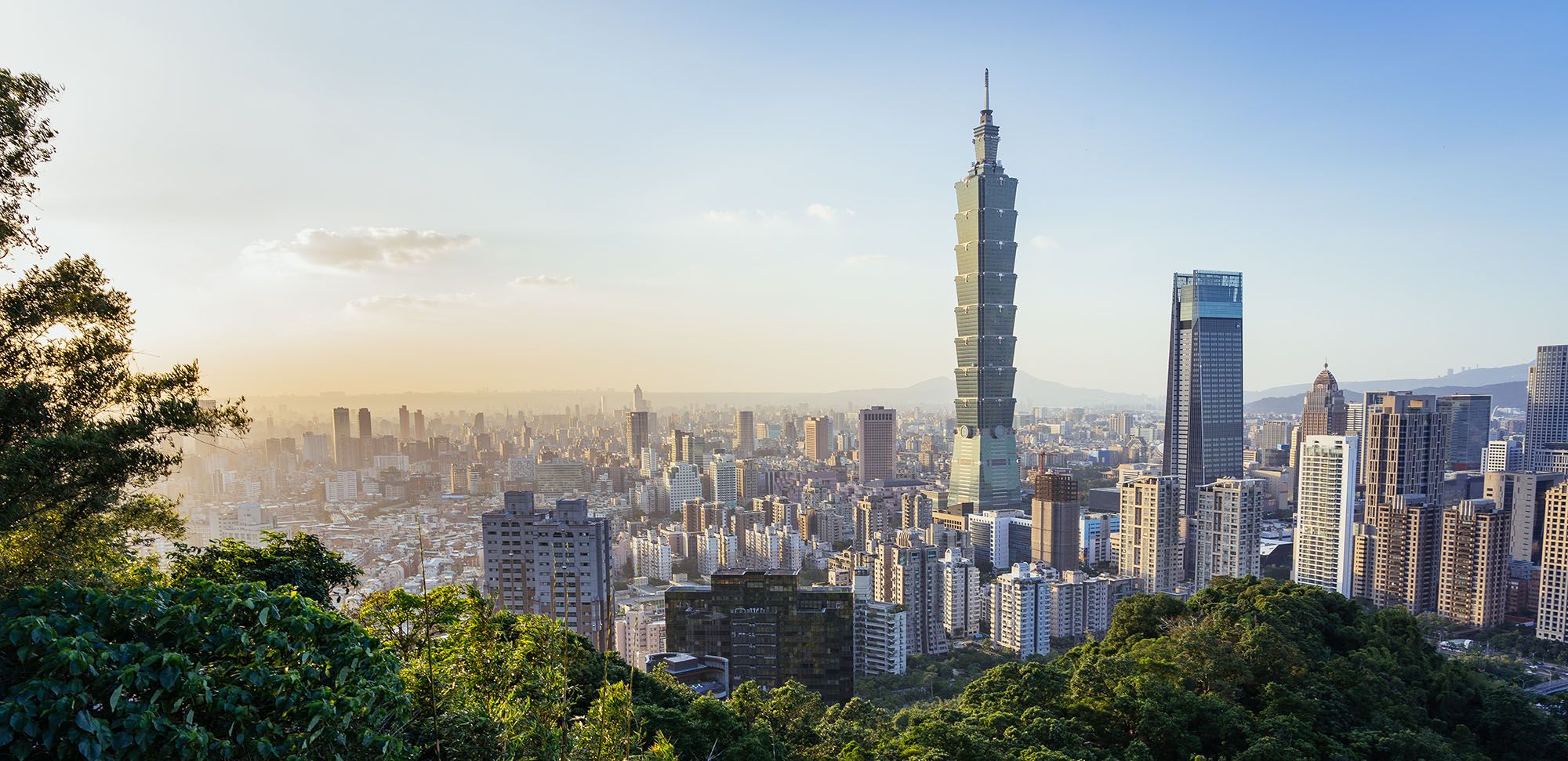 Skyline de la capitale Taipei - Taiwan