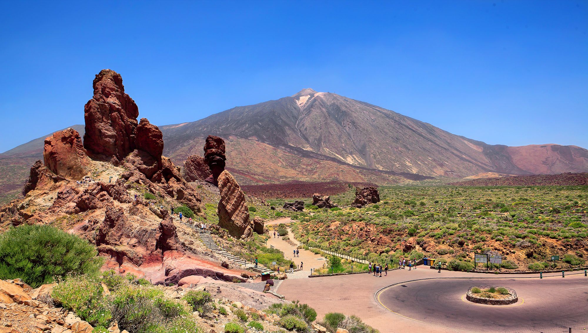 Vue sur le volcan Teide à Tenerife - Espagne