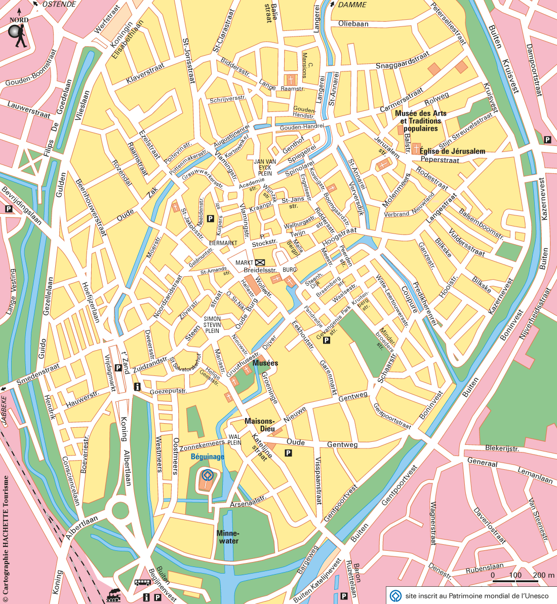 Bruges Carte générale