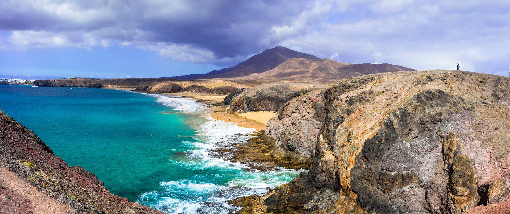 Espagne Canaries Lanzarote Plage de Papagayo