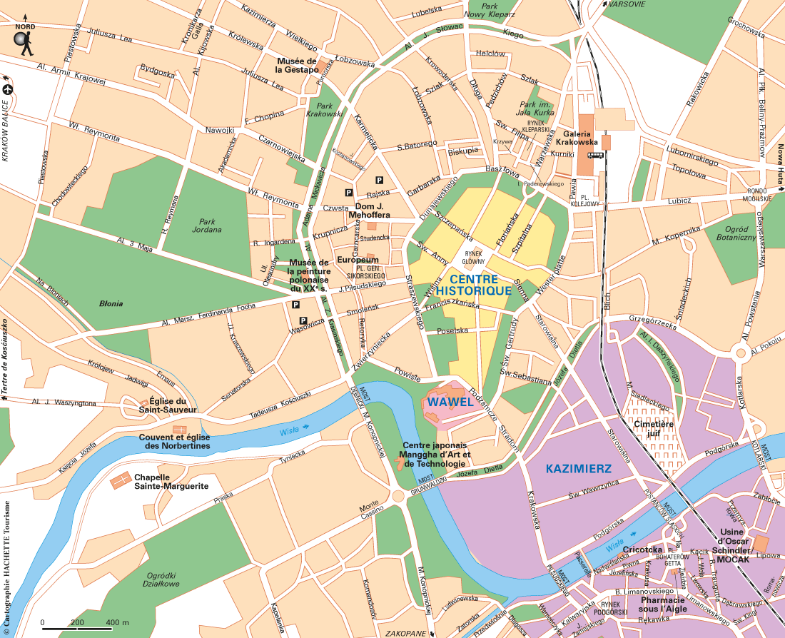 Cracovie Carte générale