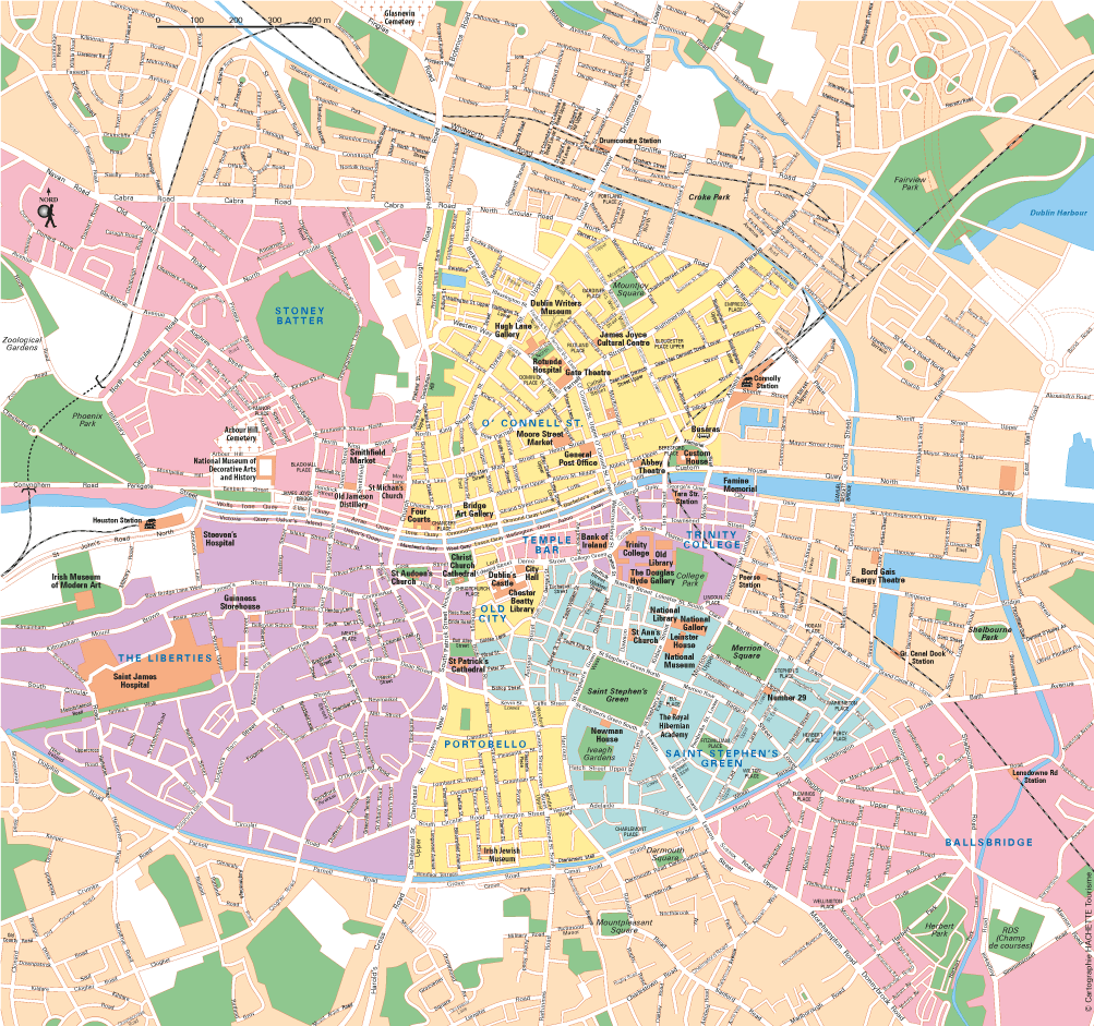 Dublin carte générale