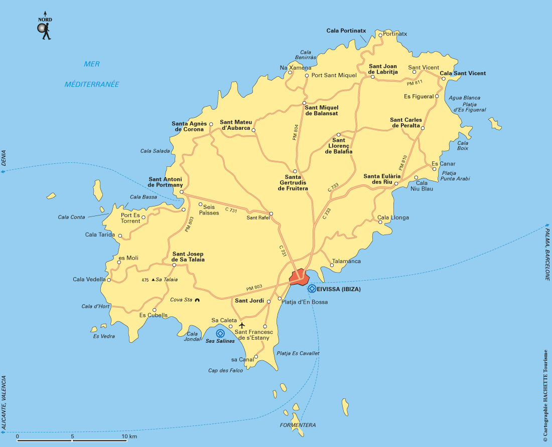 Carte Ibiza
