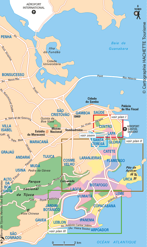 Carte Rio Plan général - Plan Rio Plan général