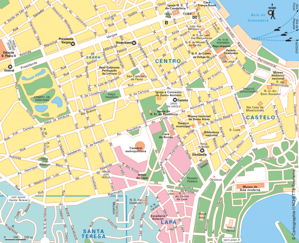 Carte Rio Centre - Plan Rio Centre