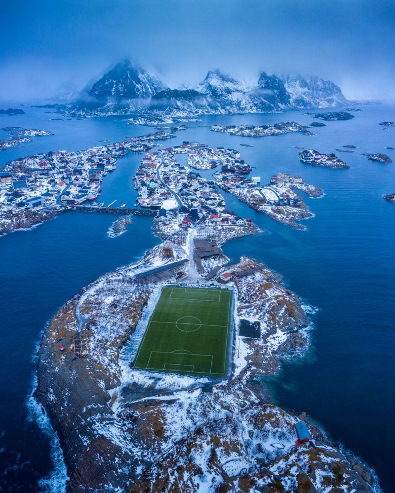 Henningsvær - Norvège Lofoten Henningsvær