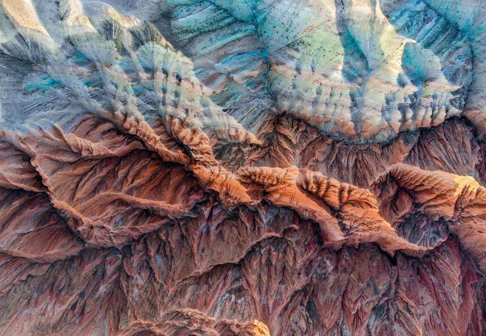 Colourful mountain 1, Changji city, Xinjiang, China
