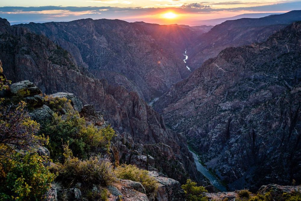 USA Black canyon of the Gunison