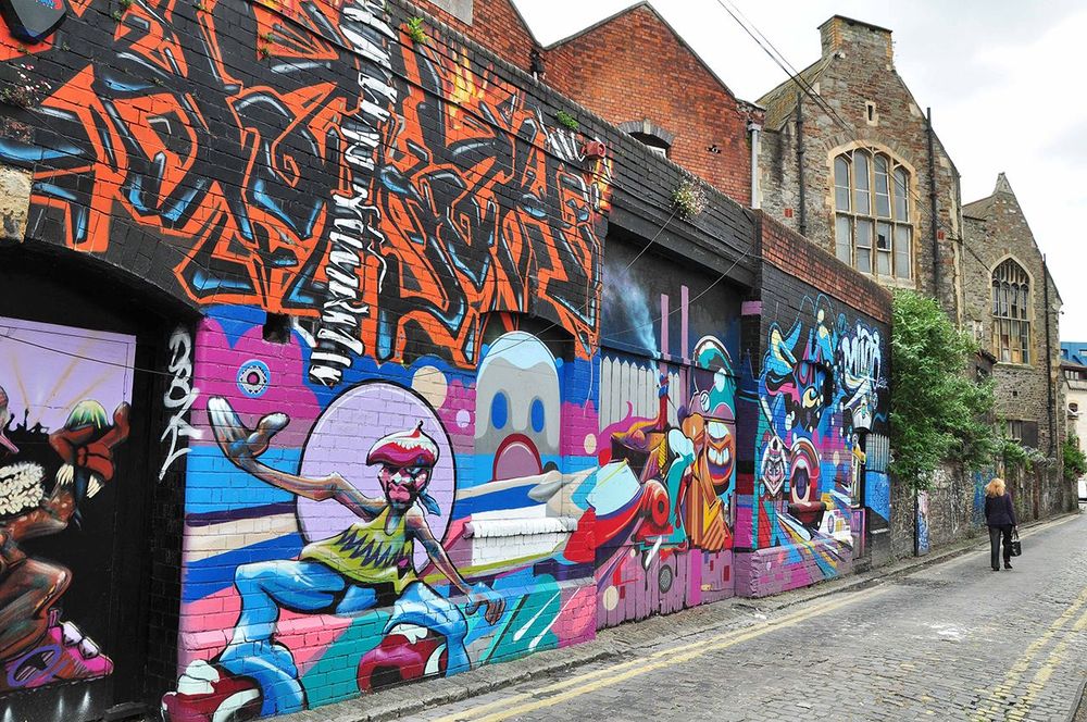 Angleterre Bristol Street Art