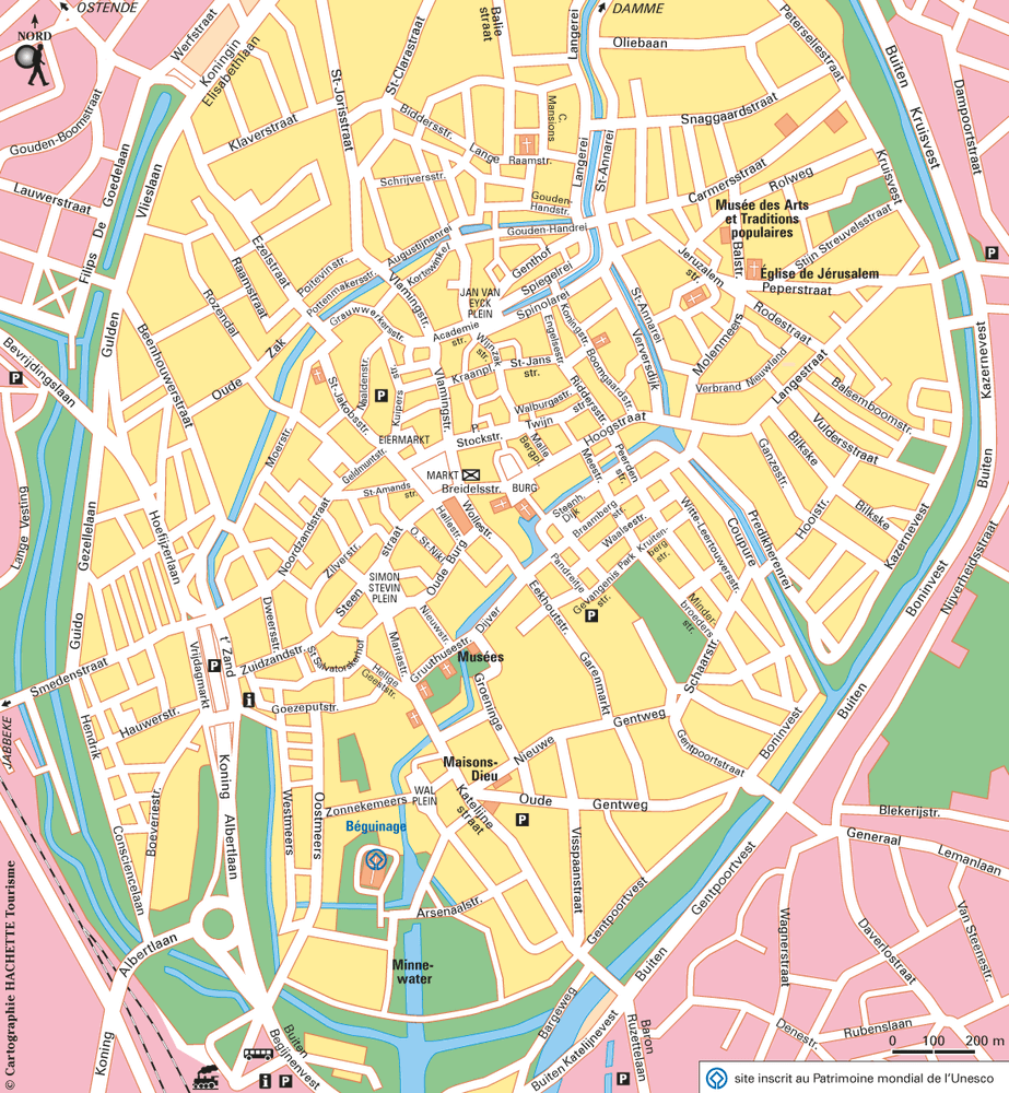 Carte Bruges Carte générale - Plan Bruges Carte générale