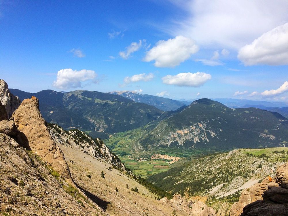 Espagne Catalogne Panorama depuis Pedraforca