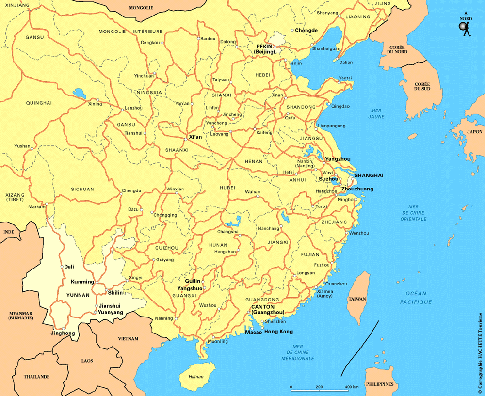 Carte Chine - Plan Chine