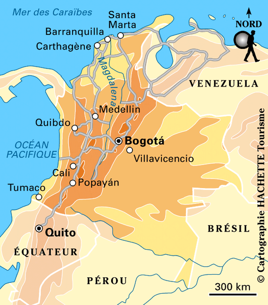 Carte Colombie - Plan Colombie
