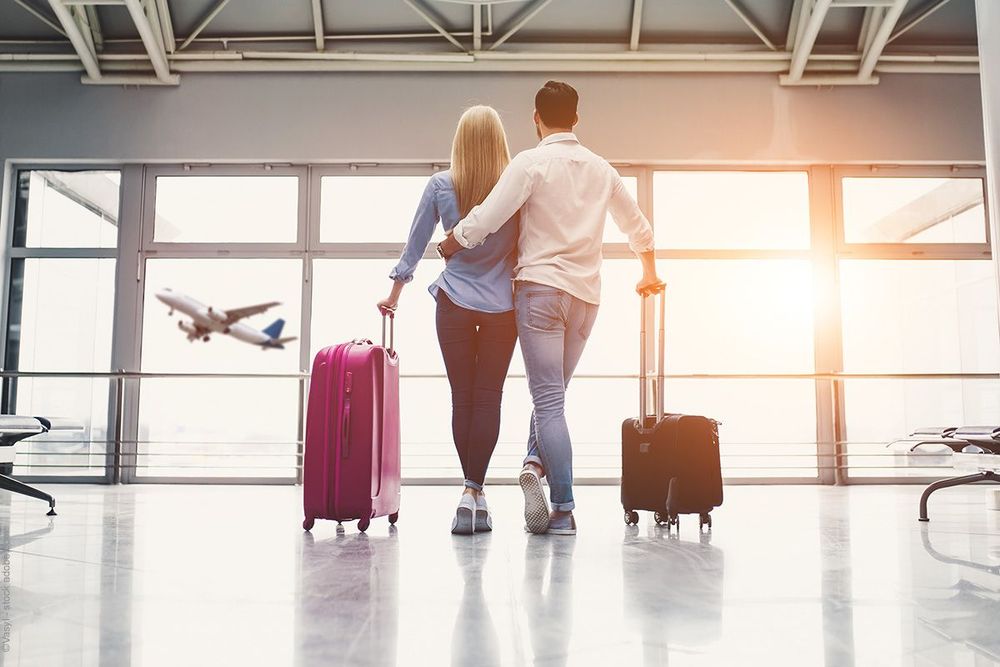 Couple Aéroport