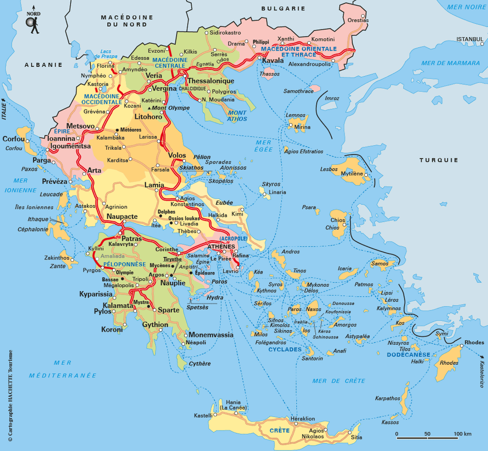 Carte Grèce - Plan Grèce
