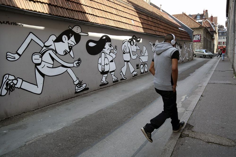 Besançon Festival Bien Urbain Fresque de Huskmitnavn