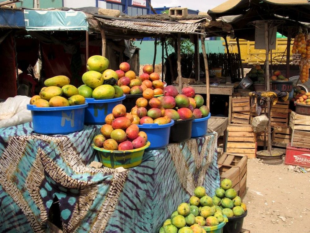 Kaolack Sénégal Marché
