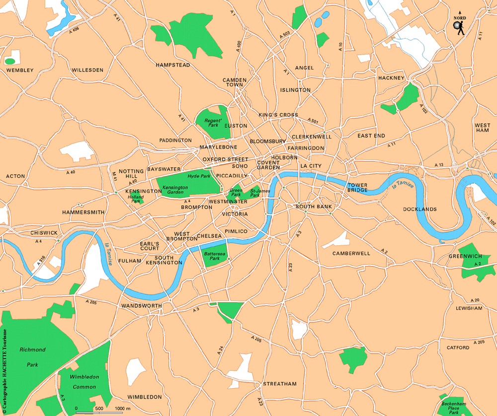 Carte Londres - Plan Londres
