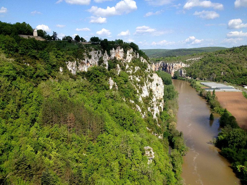 France Lot depuis Saint-Cirq-Lapopie