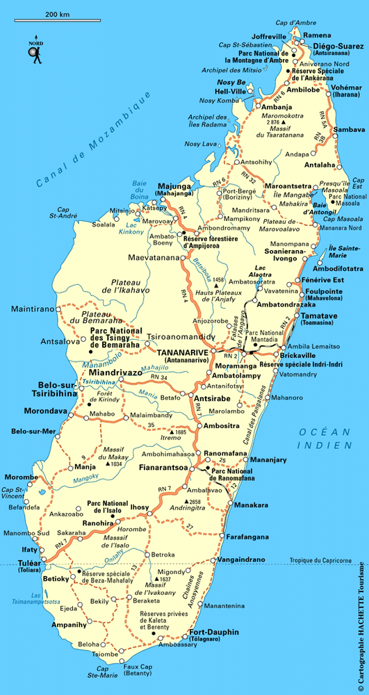 Carte Madagascar - Plan Madagascar