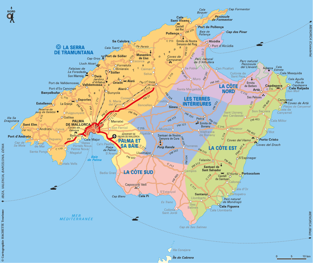Carte Majorque - Plan Majorque