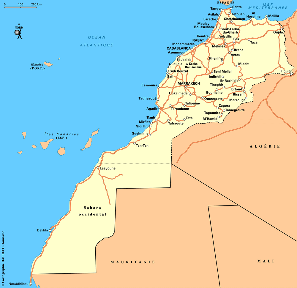 Carte Maroc - Plan Maroc