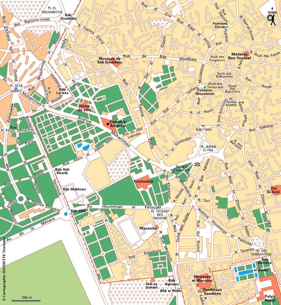 Carte Marrakech - Plan Marrakech