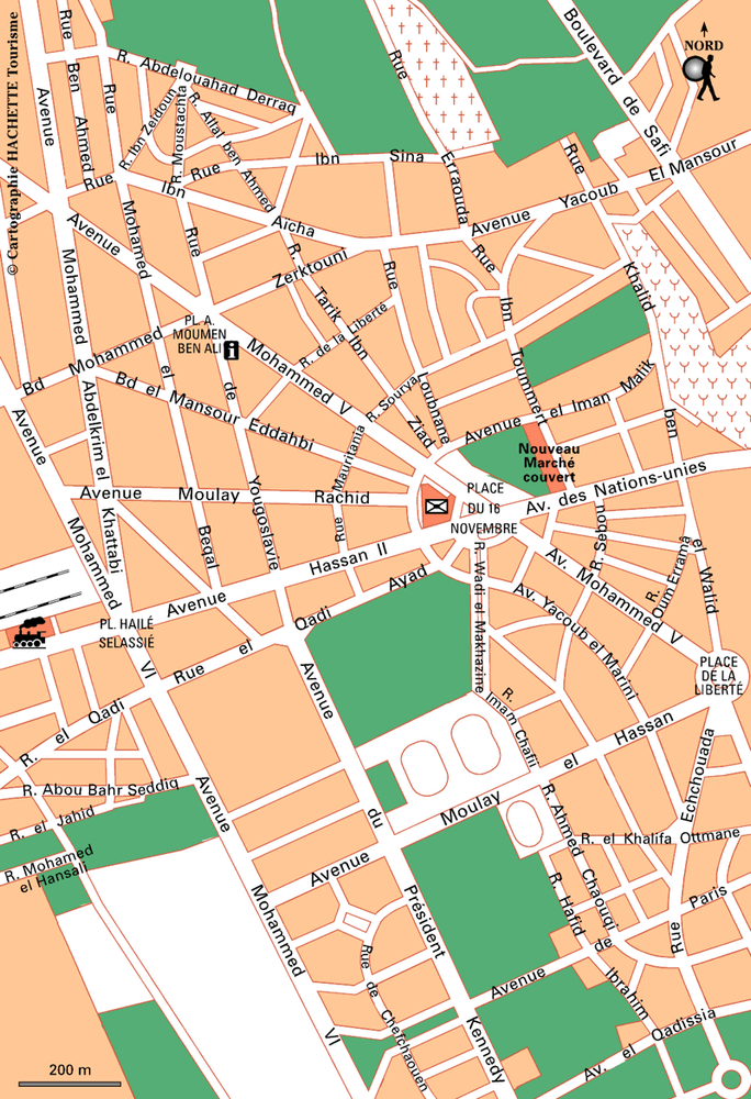 Carte Place du 18 novembre - Plan Place du 18 novembre