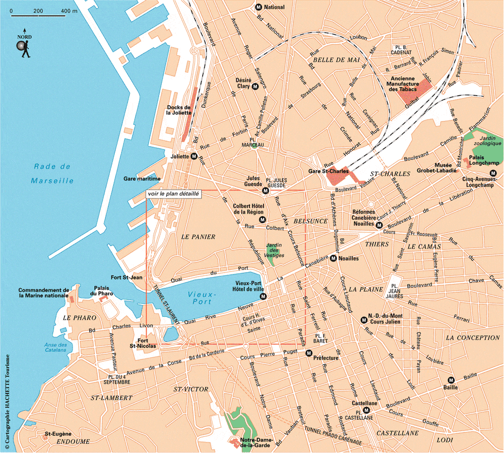 Carte Marseille - Plan Marseille