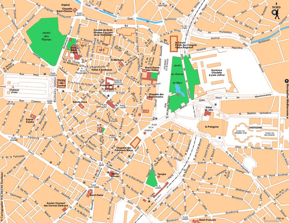 Carte Montpellier - Plan Montpellier
