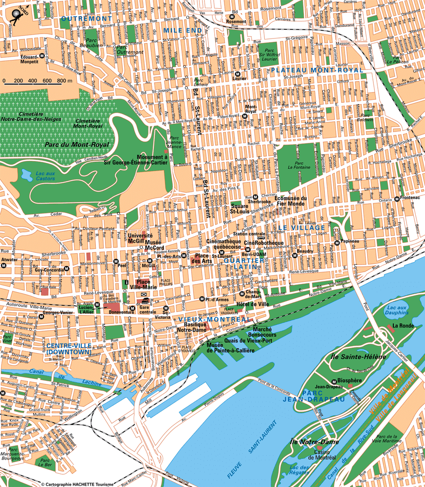 Carte Montréal - Plan Montréal