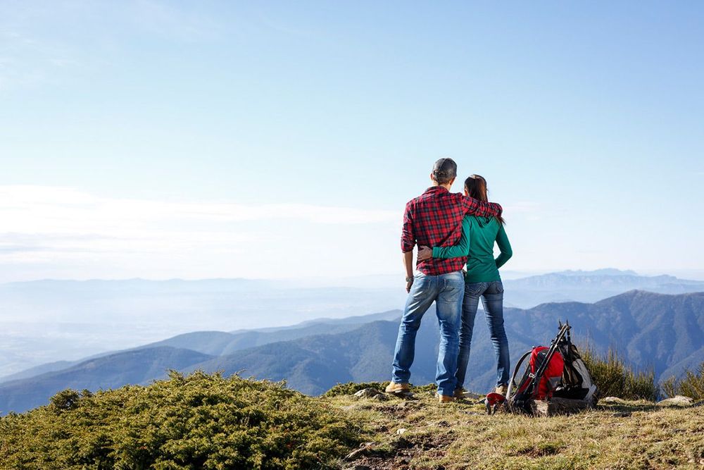 Montseny - Couple au Turó de l'Home - Paisatges Barcelona
