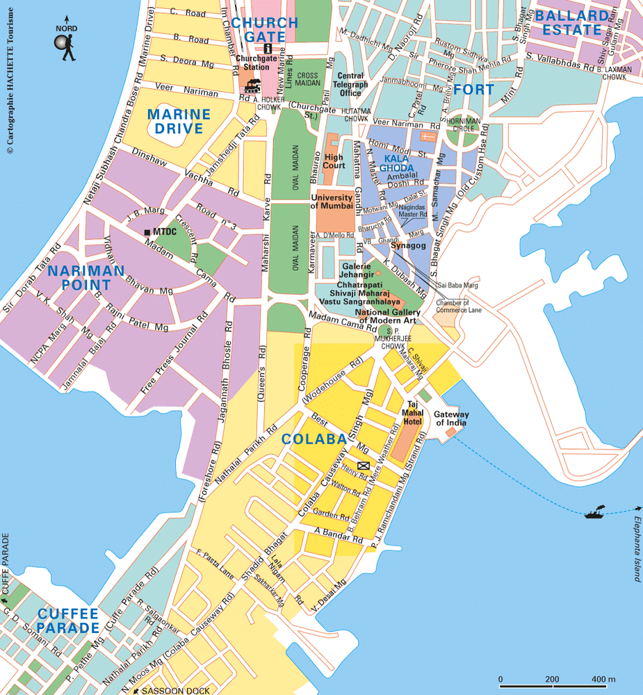 Carte Mumbai Sud - Plan Mumbai Sud