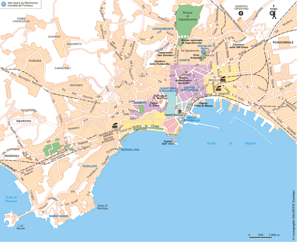 Carte Naples Carte générale - Plan Naples Carte générale