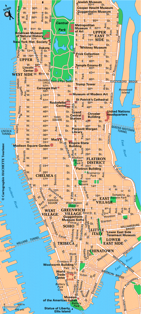 Carte New York - Plan New York