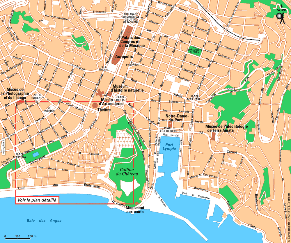Carte Nice : Plan général - Plan Nice : Plan général