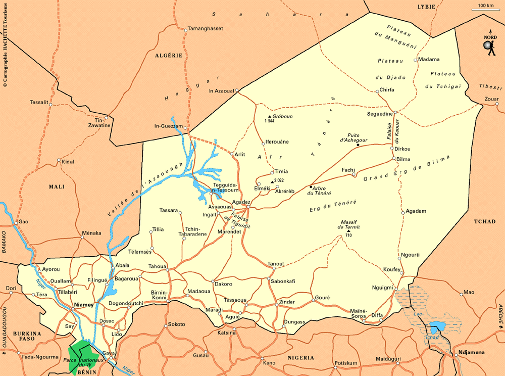 Carte Niger - Plan Niger