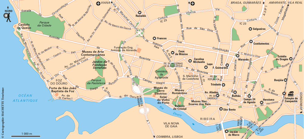 Carte Porto Carte générale - Plan Porto Carte générale